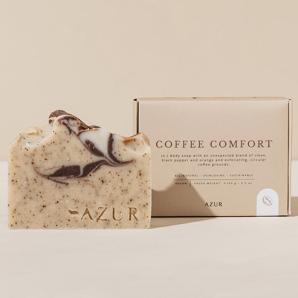 Azur Natural Natuurlijke Lichaamszeep - Coffee Comfort Azur Natural