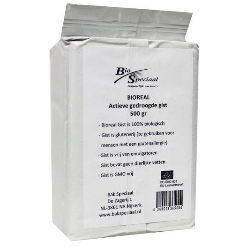 Biologische gedroogde Gist Bioreal 500gr. Biomarkt