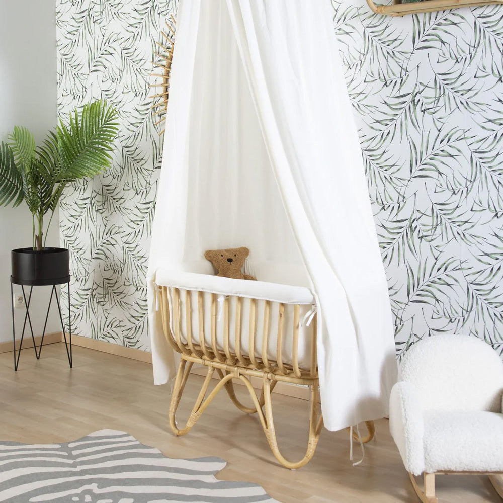 Childhome Rotan Wieg Rechthoekig + Matrasje Childhome