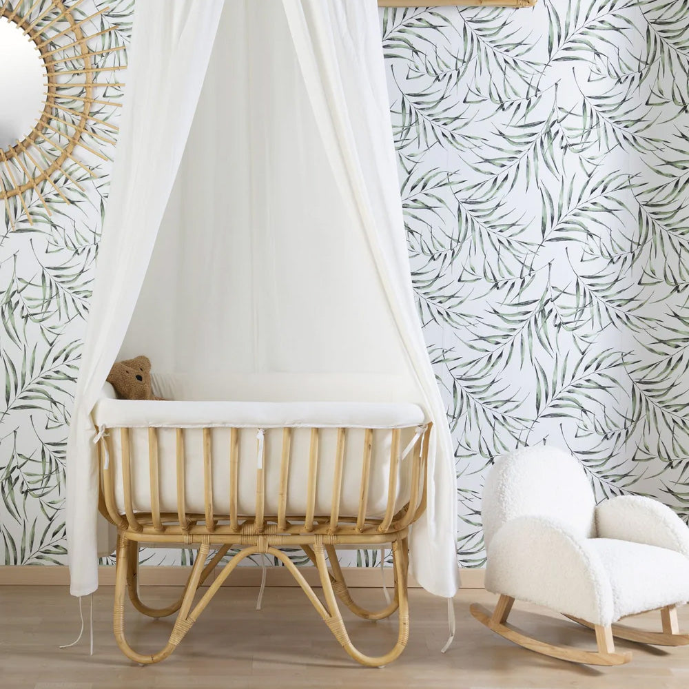 Childhome Rotan Wieg Rechthoekig + Matrasje Childhome