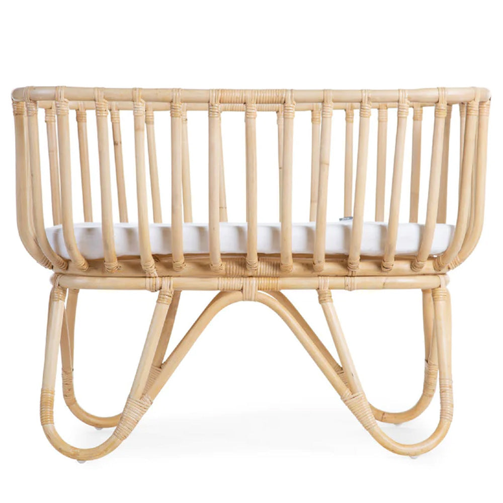 Childhome Rotan Wieg Rechthoekig + Matrasje Childhome