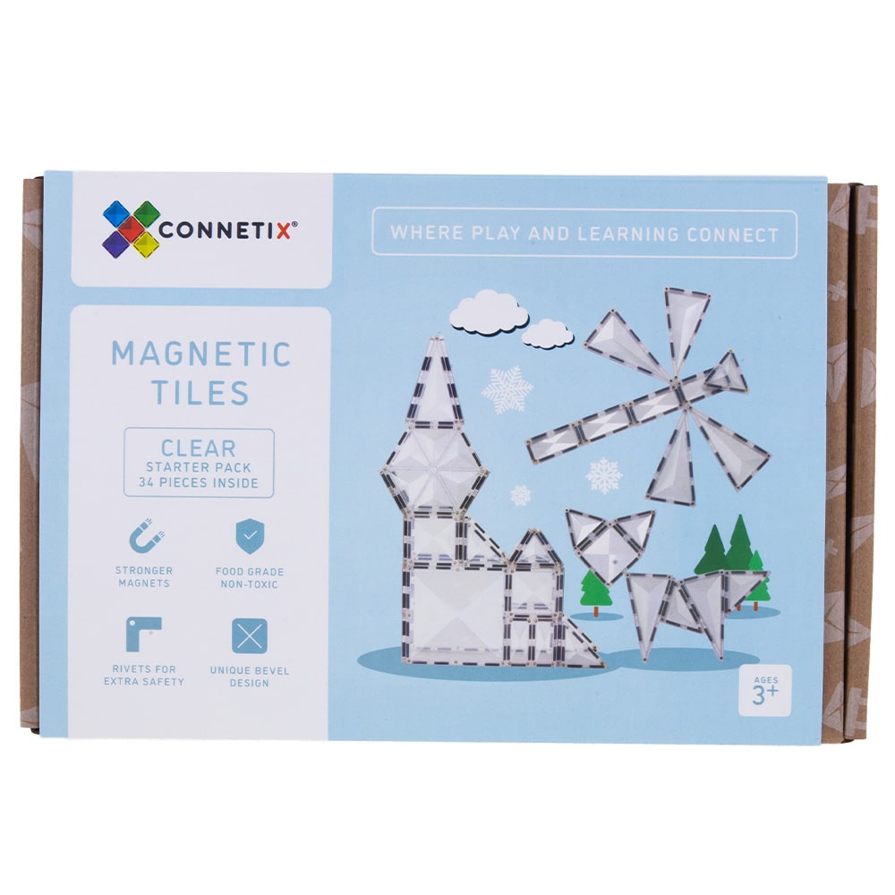 Connetix Tiles Clear Pack 34 stuks Connetix Tiles
