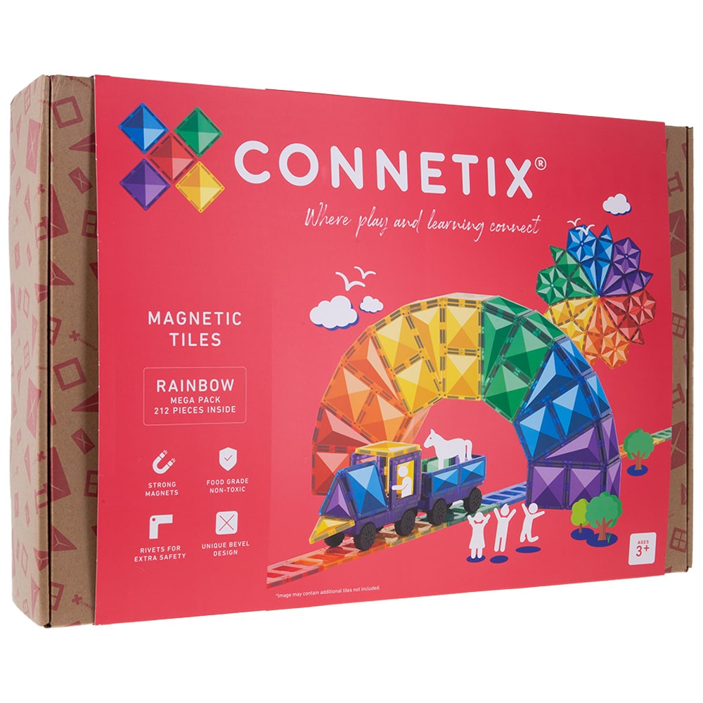 Connetix Tiles Rainbow Mega Pack 212 stuks Connetix Tiles