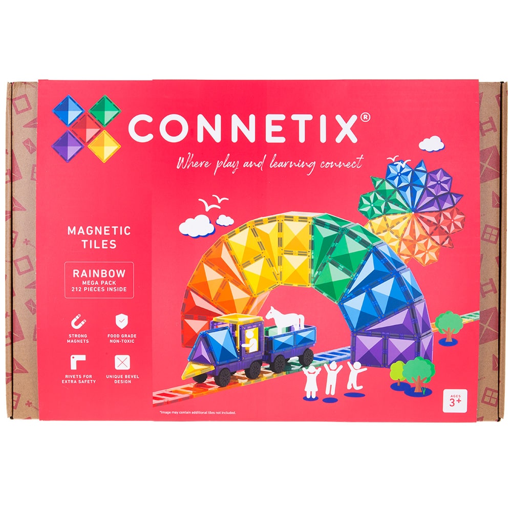 Connetix Tiles Rainbow Mega Pack 212 stuks Connetix Tiles
