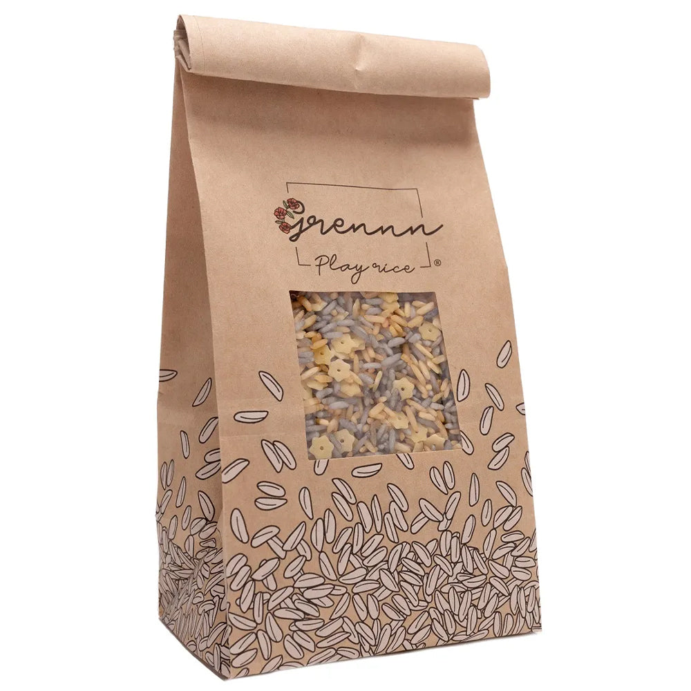 Grennn Speelrijst Lieve Bloemen Mix 500 Gram Grennn