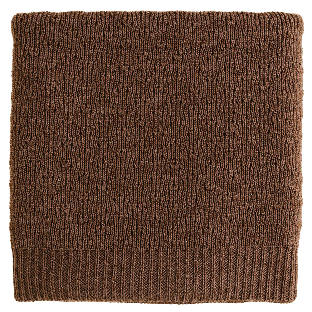 Hvid Wollen Deken Dora 70 x 95 cm- Mocha Hvid