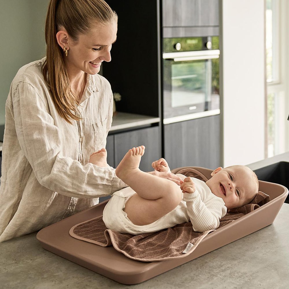 Leander Matty Verschoningskussen Topper Woodland Clay Leander