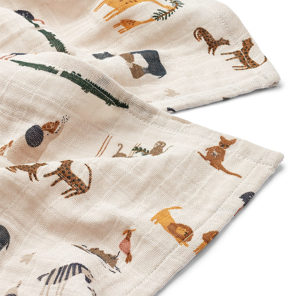 Liewood Hydrofiele Doeken Lewis - All Together / Sandy 2-pack Liewood