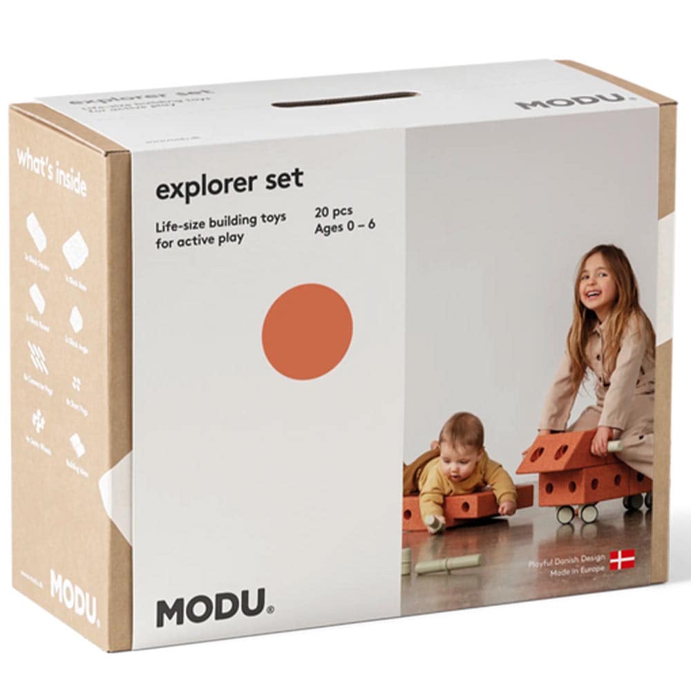 Modu Explorer Set - Burnt Orange/ Dusty Green Modu