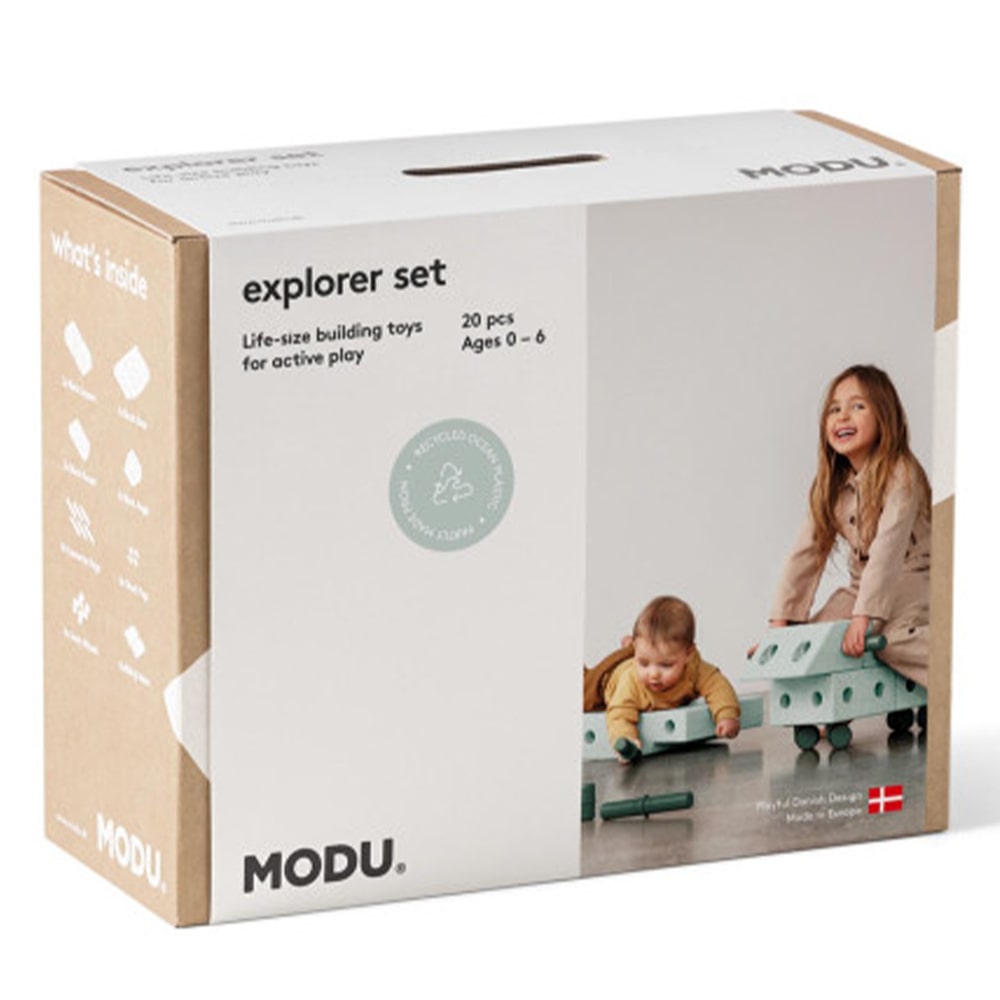 Modu Explorer Set - Ocean Mint / Forest Green