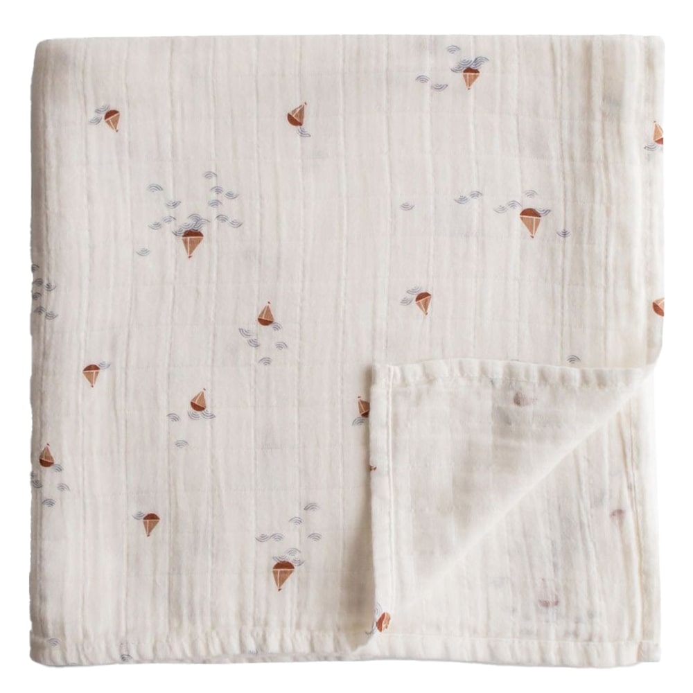 Mushie Inbakerdoek – Organic Cotton – 120x120 cm