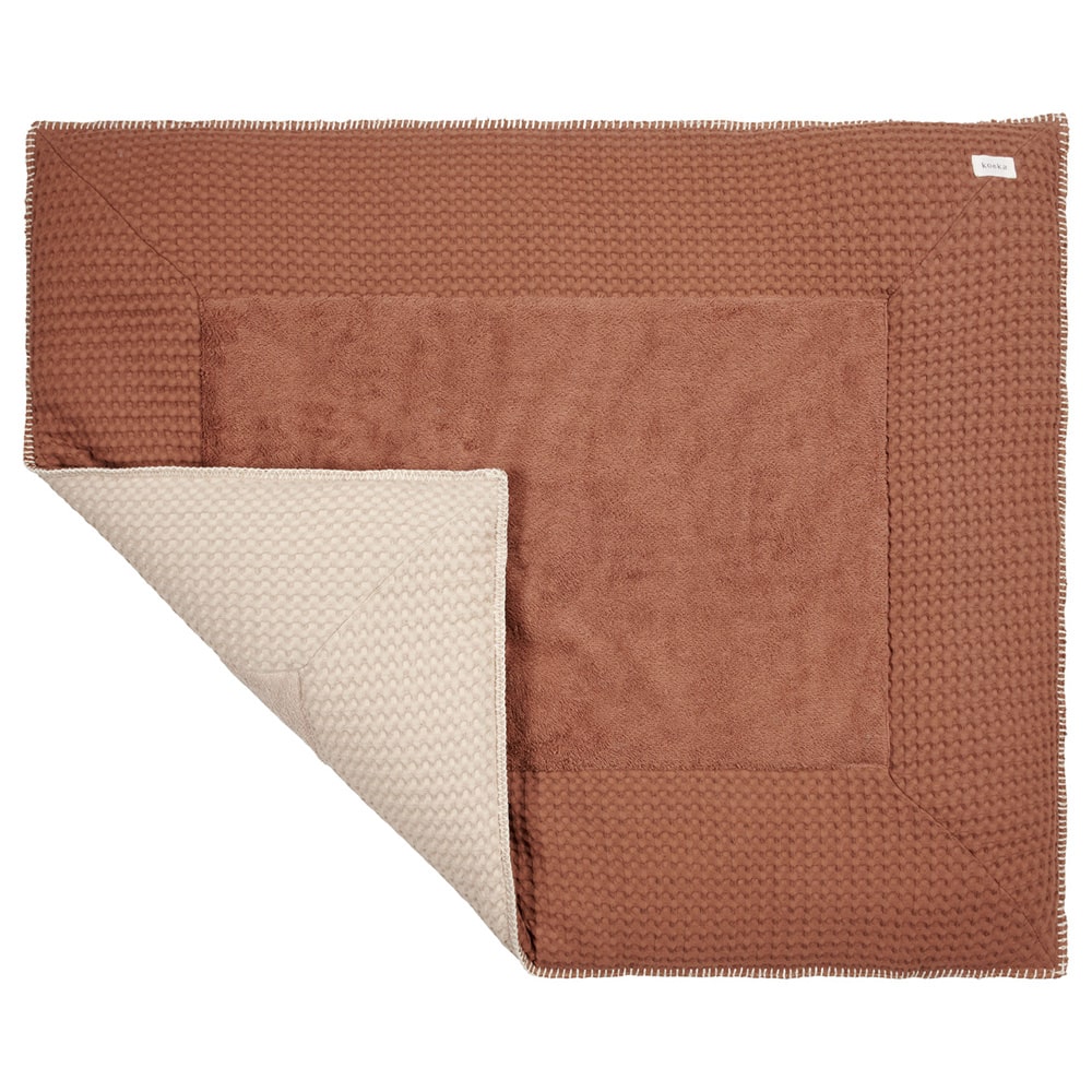 Koeka Boxkleed 80x100 cm Wafel Amsterdam - Hazel/Sand