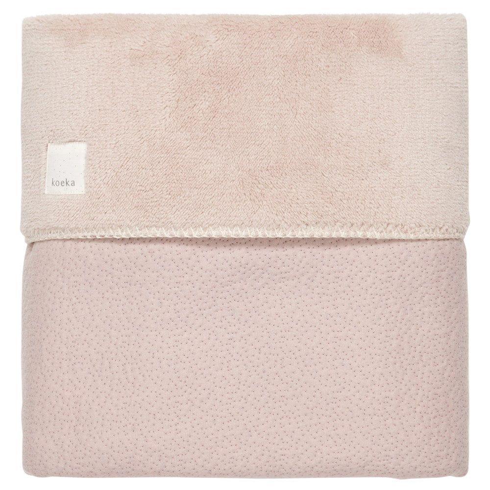 Koeka Ledikantdeken Teddy Riga - Roze