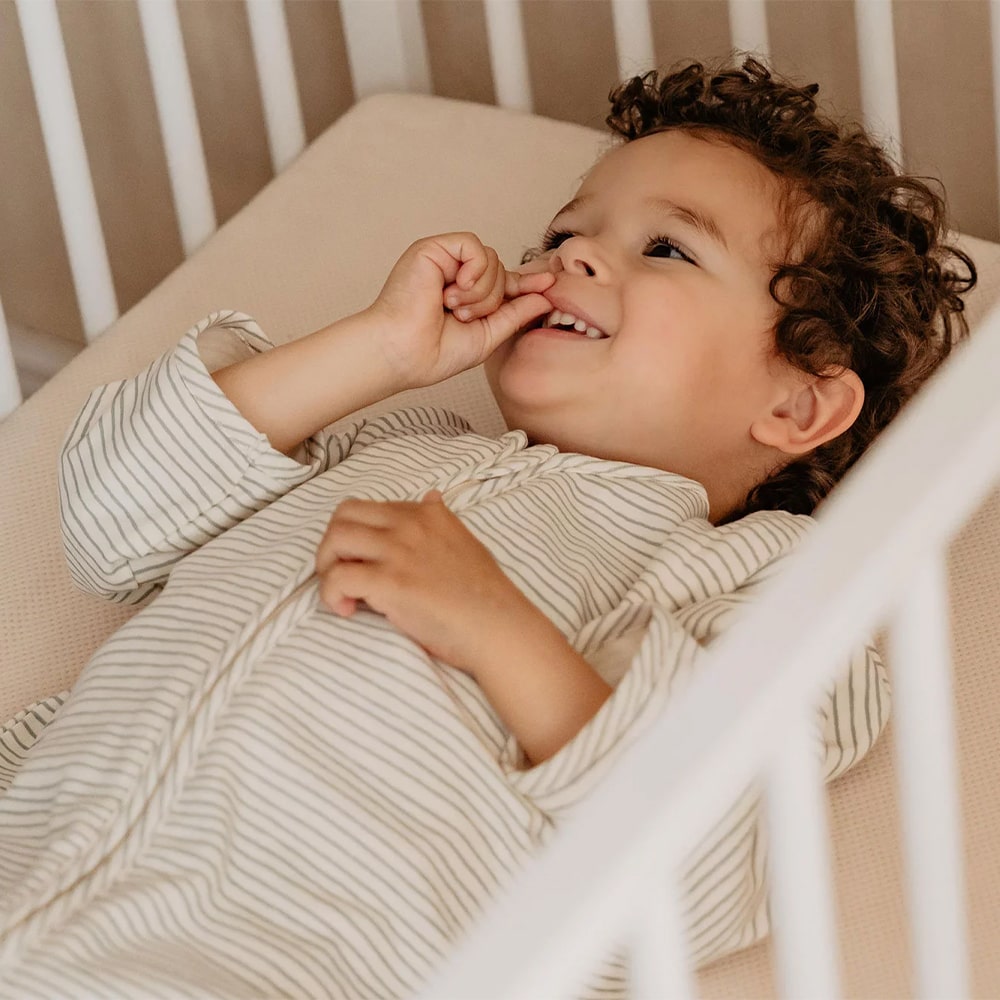 Puckababy Slaapzak 4 - Seizoenen 6M - 2,5J - Green Stripes