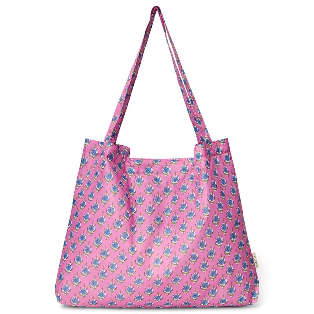 Studio Noos Booschappentas - Pink Floral Studio Noos