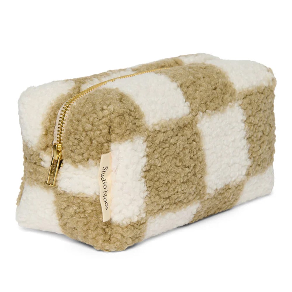 Studio Noos & BINIBAMBA Etui - Checked Toast Teddy Studio Noos