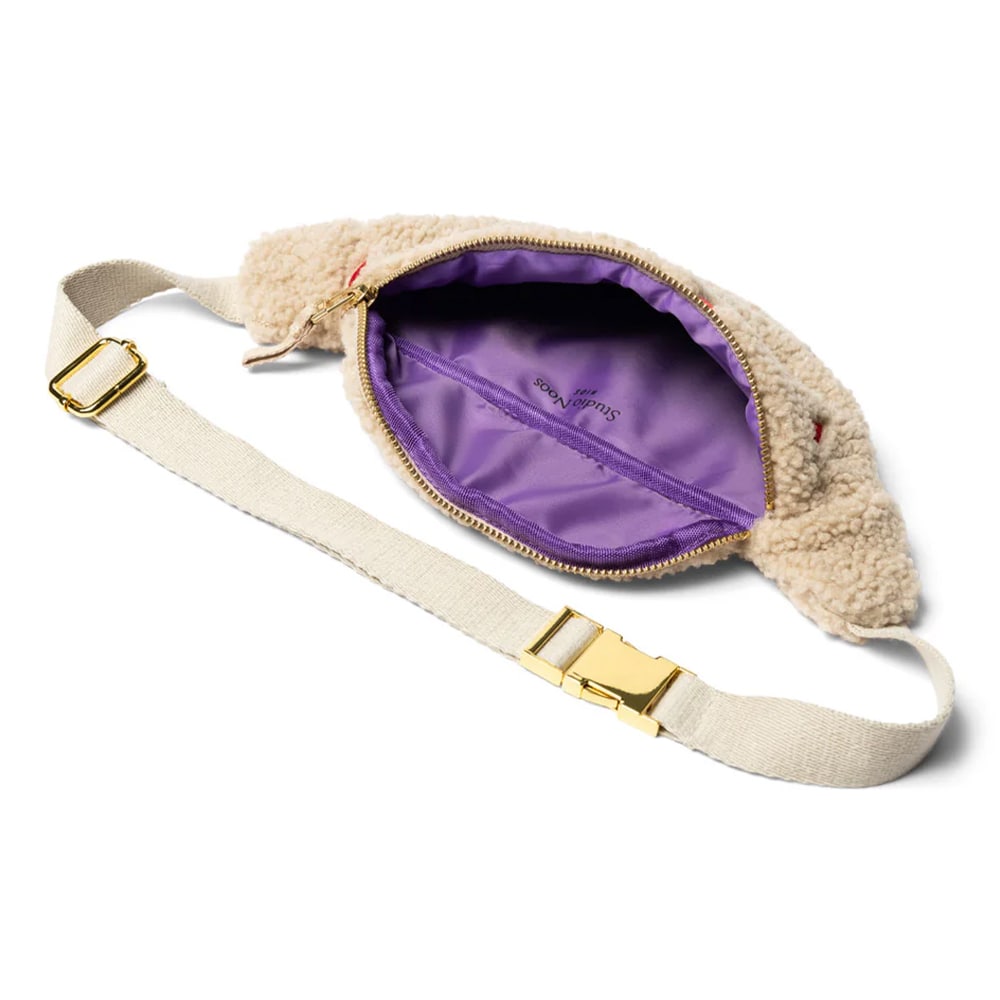 Studio Noos Mini Fanny Pack - Ecru Hearts Teddy Studio Noos