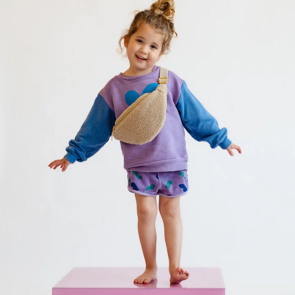 Studio Noos Mini Fanny Pack - Ecru Teddy Studio Noos