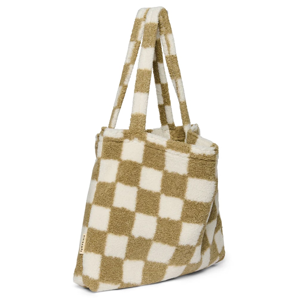 Studio Noos & BINIBAMBA Mom - Bag - Checked Toast Teddy Studio Noos