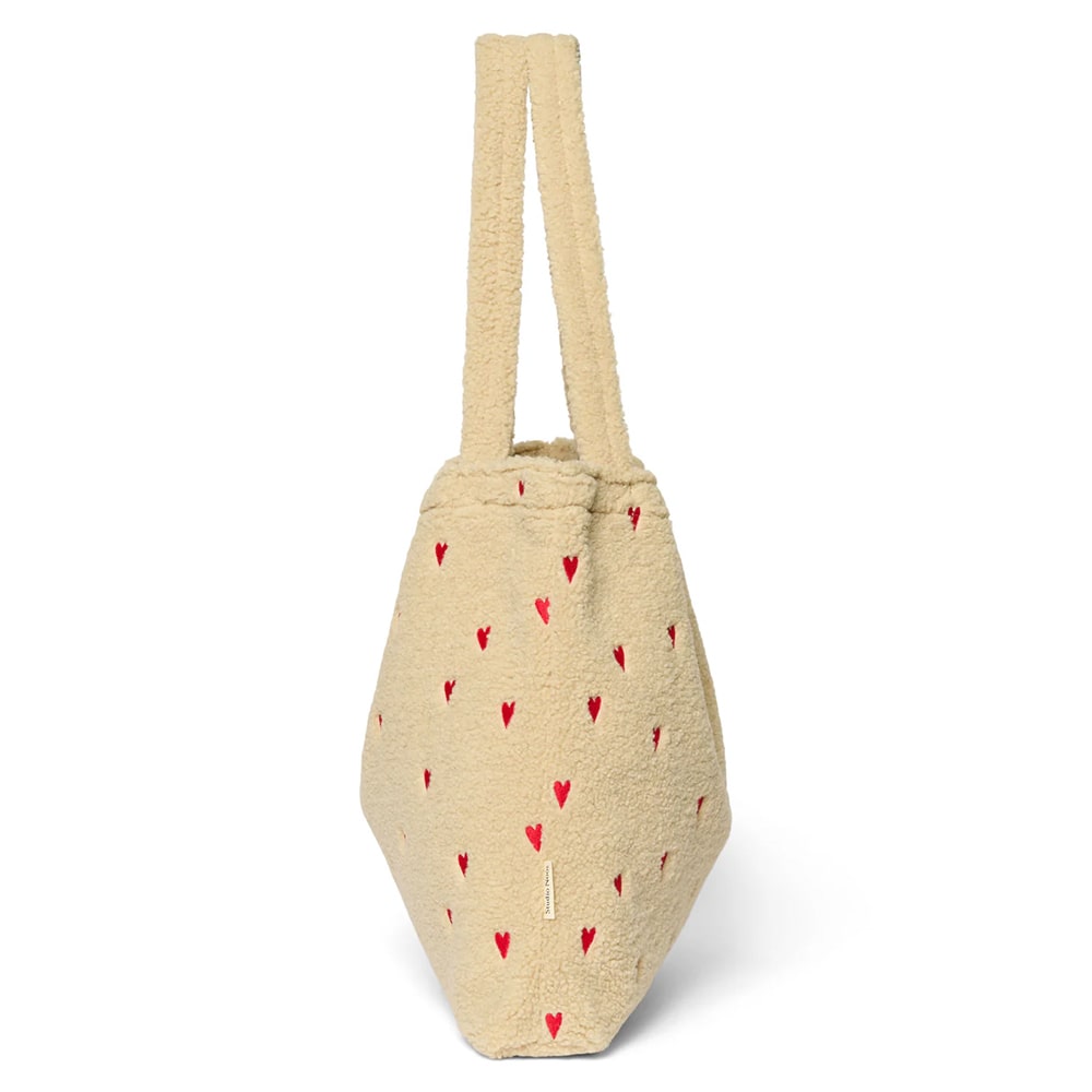 Studio Noos Mom - Bag - Ecru Hearts Teddy Studio Noos