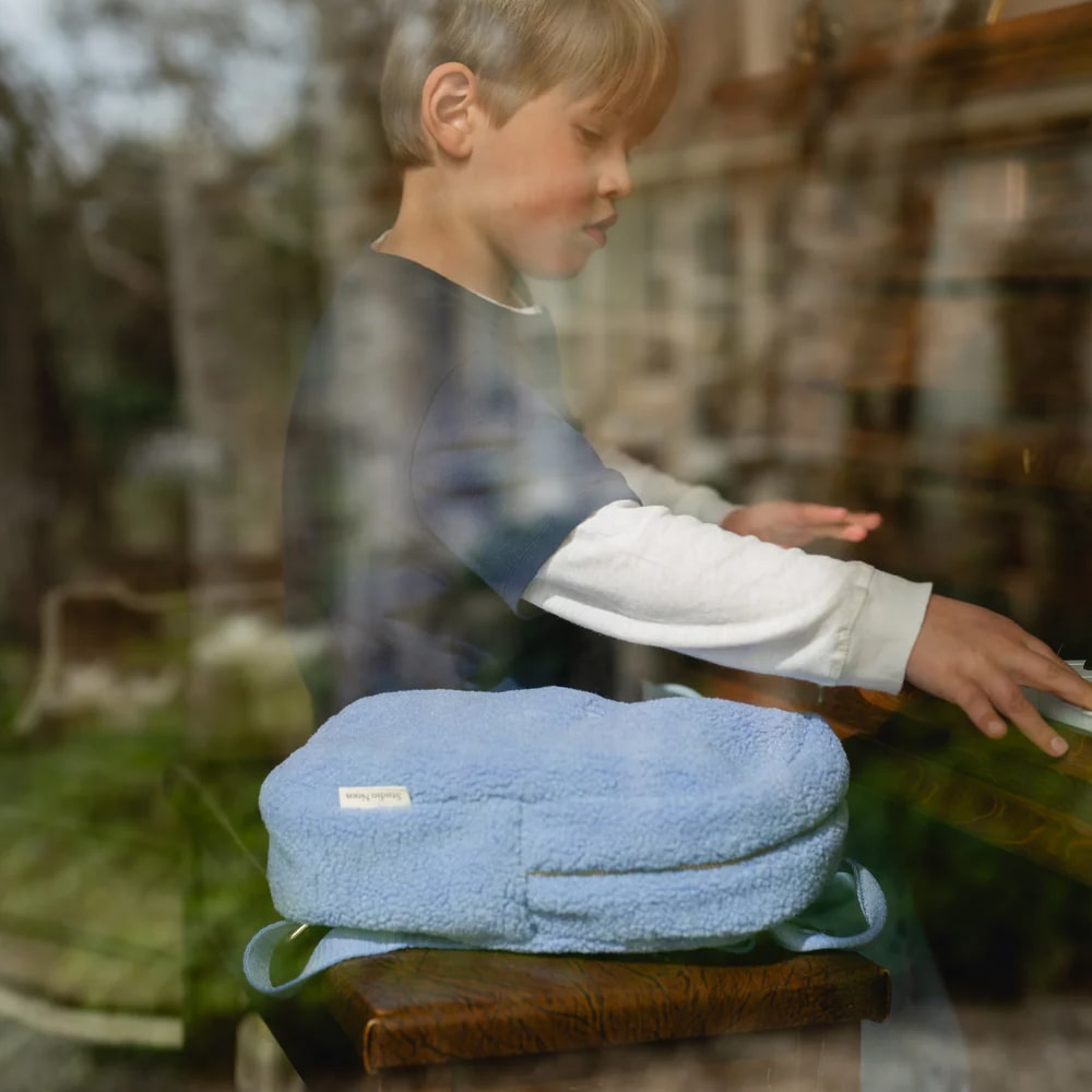 Studio Noos Rugtasje Light Blue Teddy Studio Noos