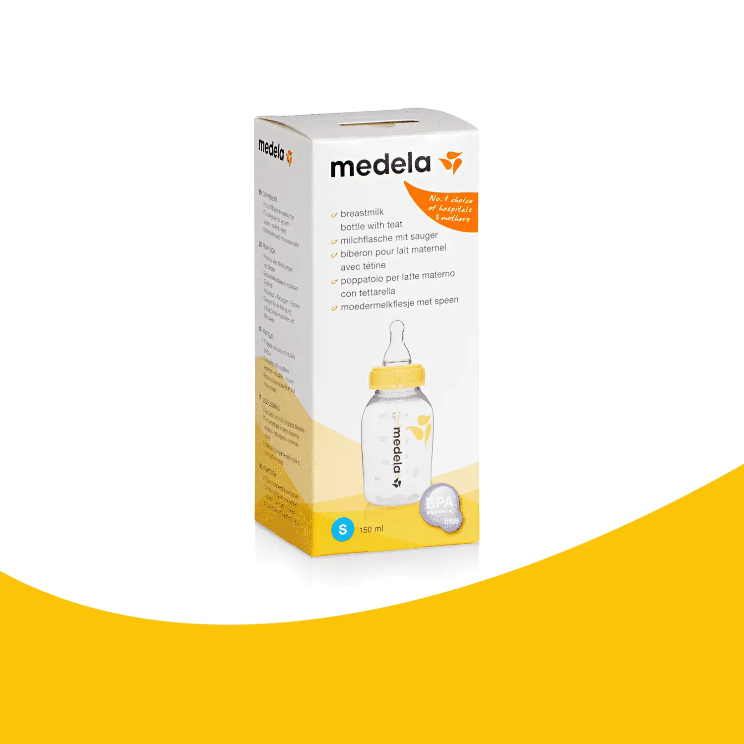 Breast milk bottle with slow flow teat_3
