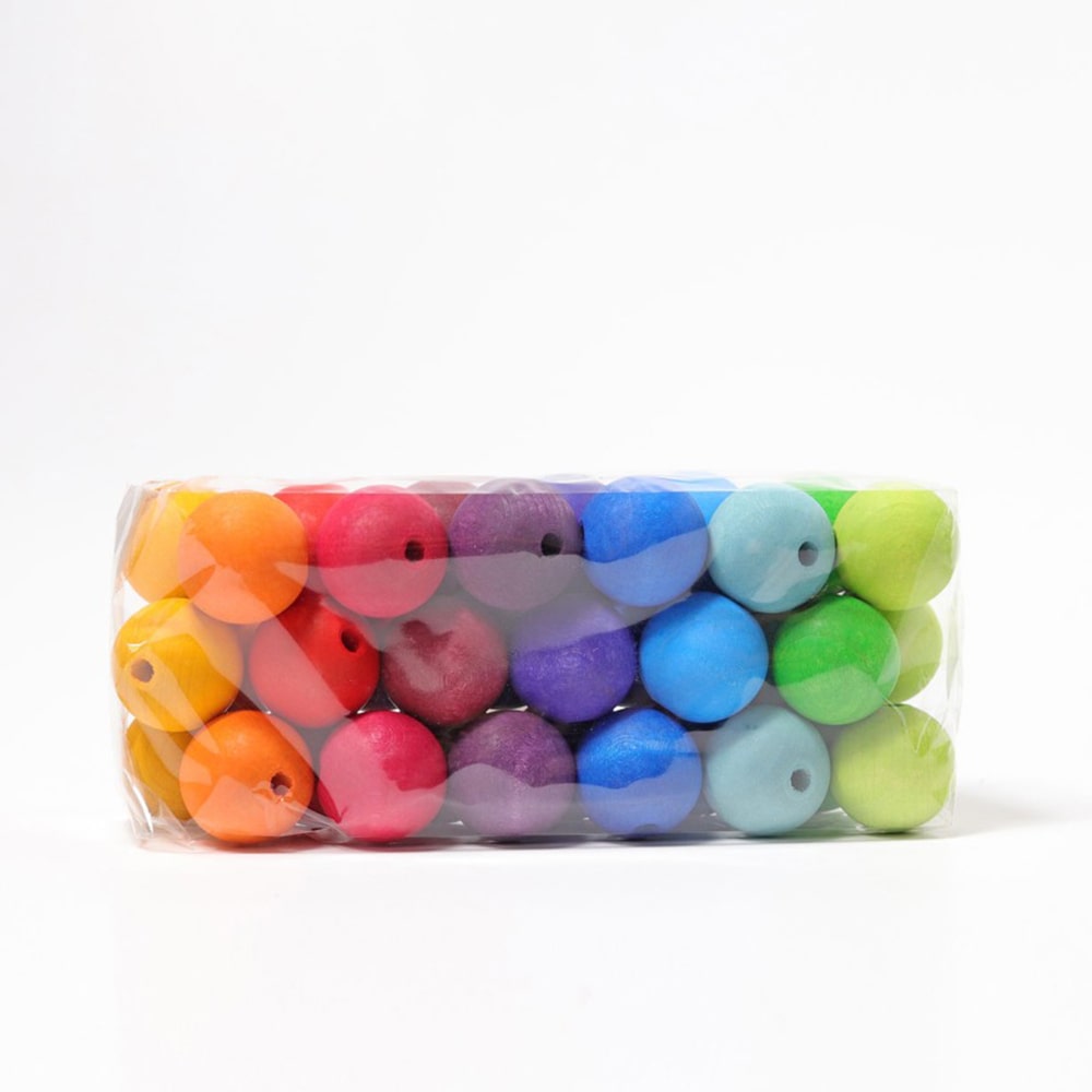 Grimms 36 grote kralen regenboog-min