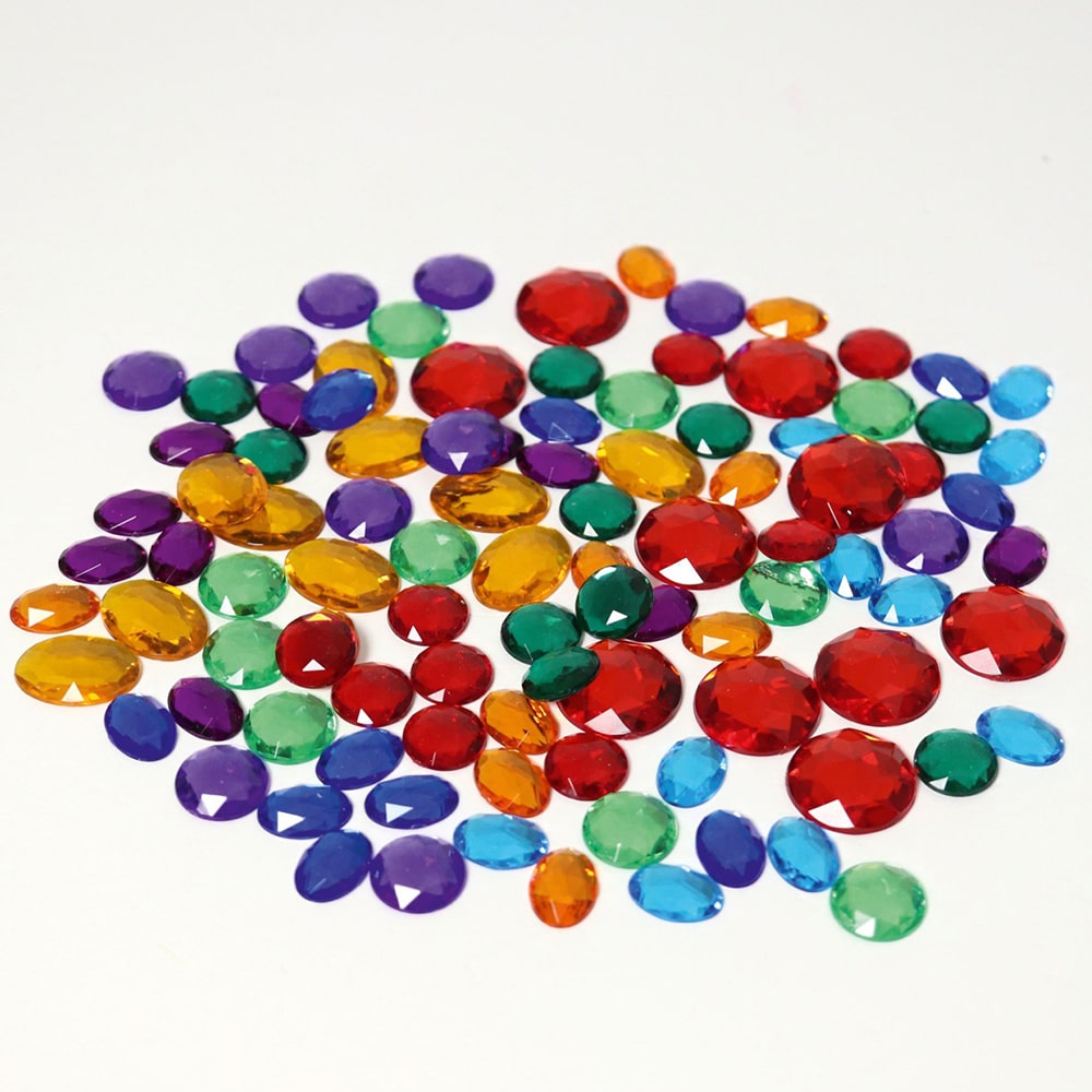 Grimms Kleine Acryl glitter stenen-min
