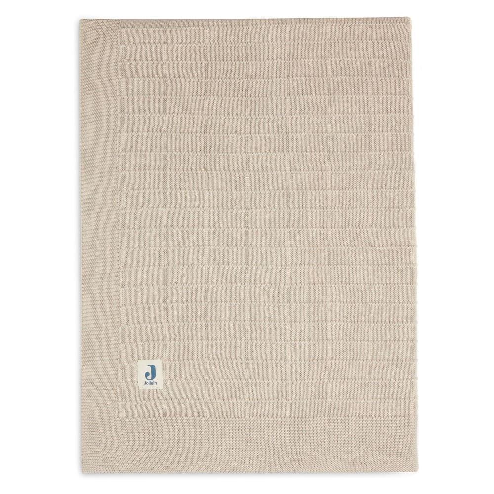 Jollein Deken Ledikant Pure Knit - Nougat