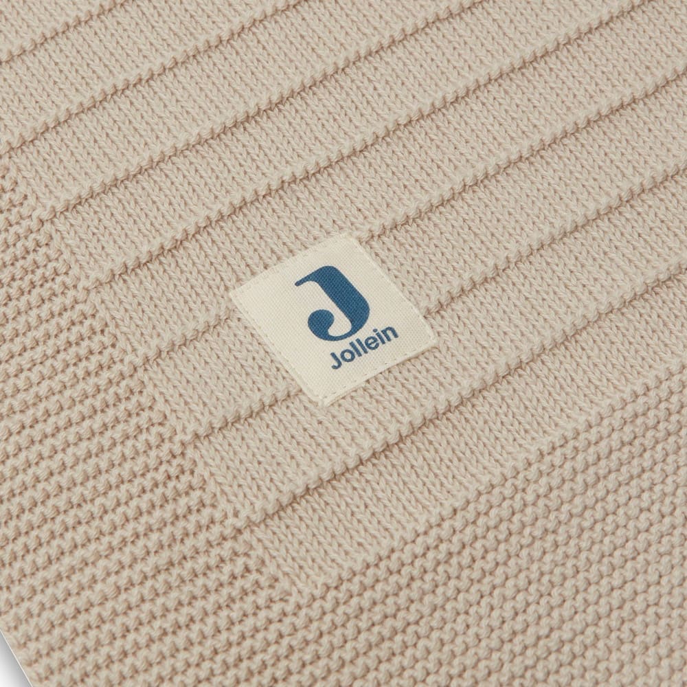 Jollein Deken Ledikant Pure Knit - Nougat2