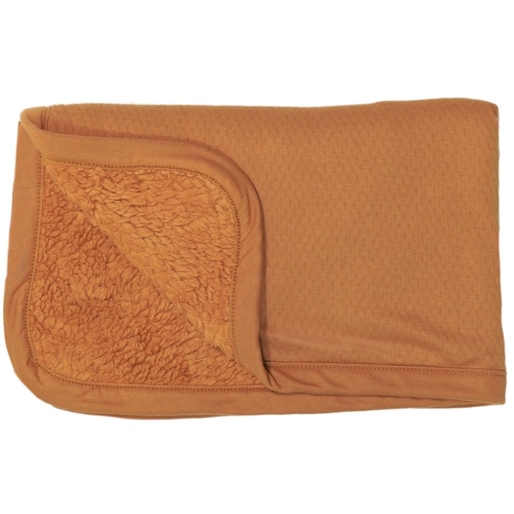 Snoozebaby Wiegdeken 75x100 cm Gots - Caramel-min
