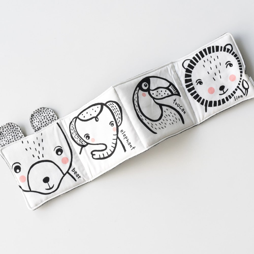 Wee Gallery Soft Book - Wild4-min