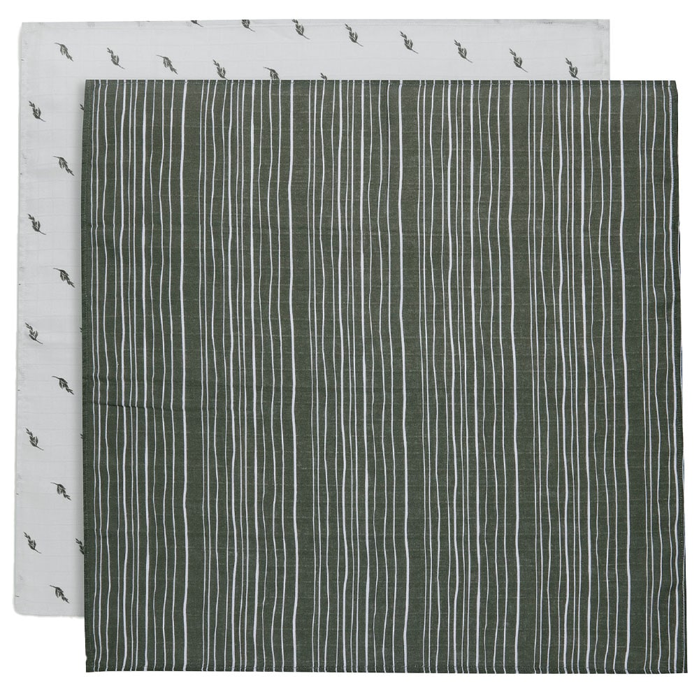 jollein-hydrofiele-doek-70x70cm-stripe-olive-leaf-green-gots-4-min