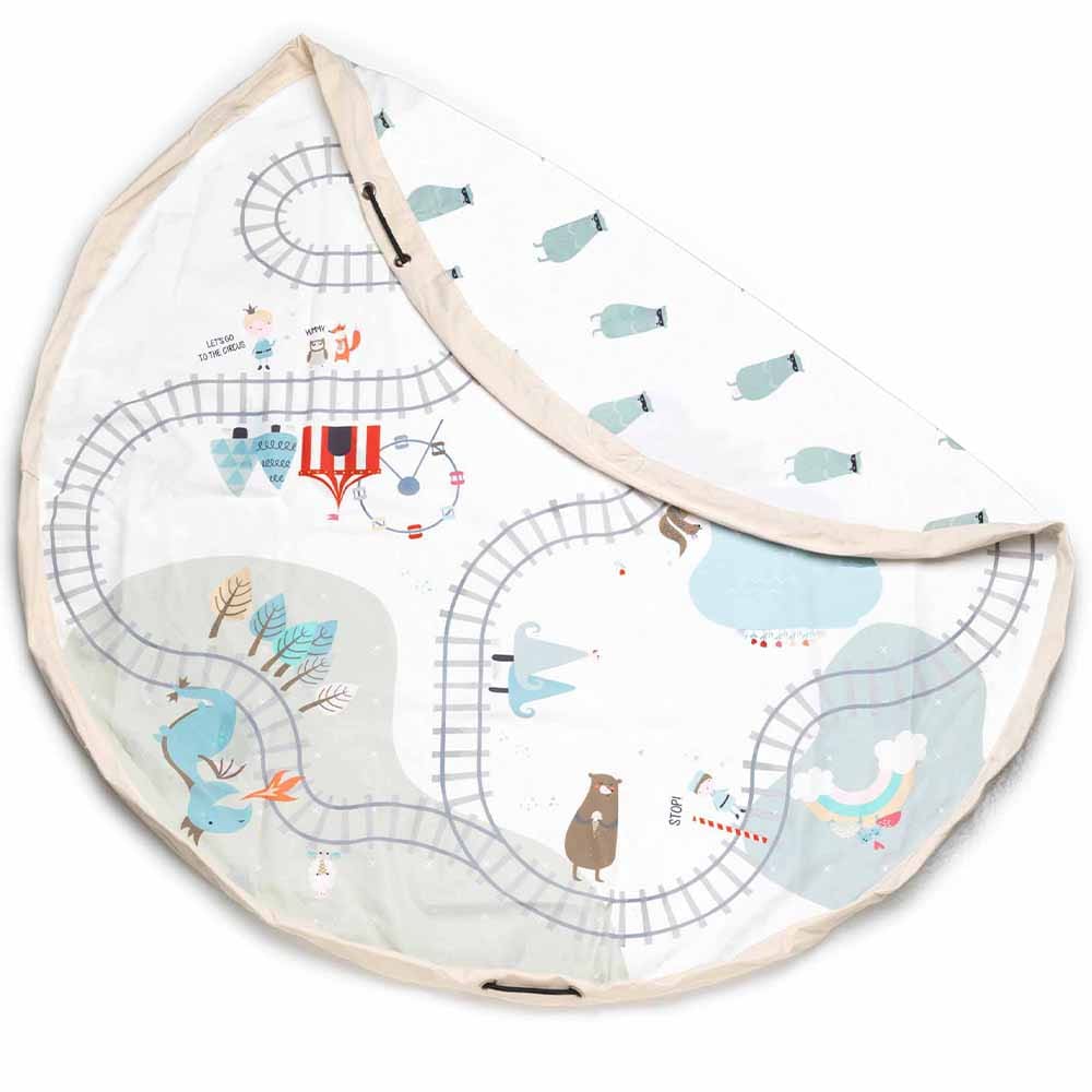 Play and Go Opbergzak/Speelmat Trainmap Bears