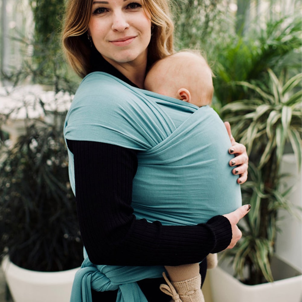 pure-baby-love-draagzak-rekbare-draagdoek-basics-dusty-green-min