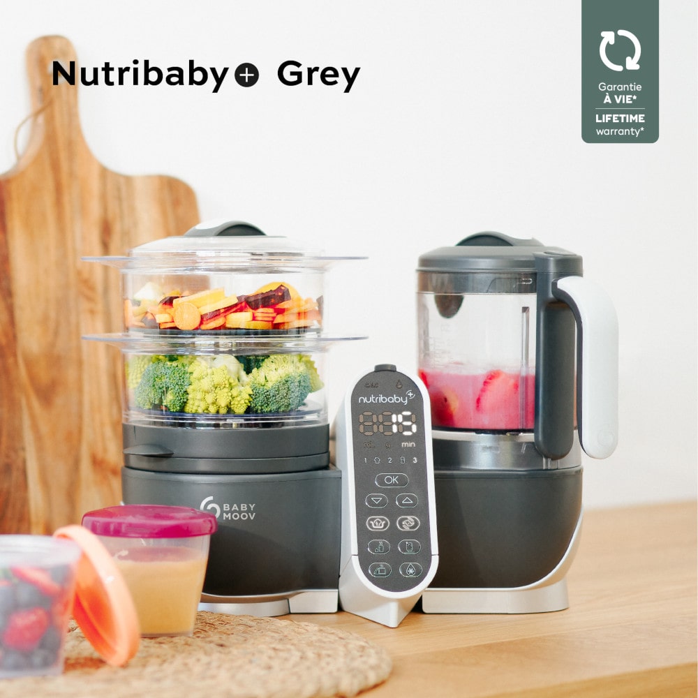 Babymoov Nutribaby Multifunctionele Keukenmachine - Industrial Grey