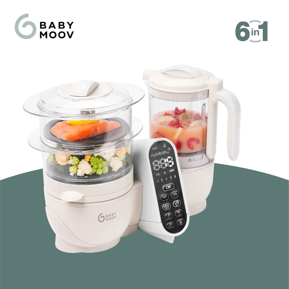 Babymoov Nutribaby Multifunctionele Keukenmachine - Mineral Beige