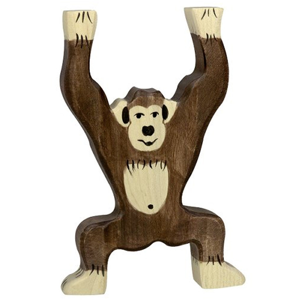 Holztiger Chimpansee Holztiger