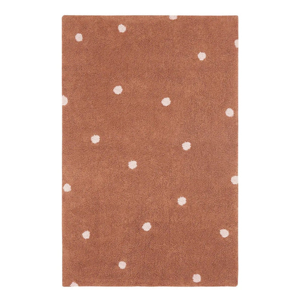 Lorena Canals Vloerkleed Mini Dot Chestnut Lorena Canals