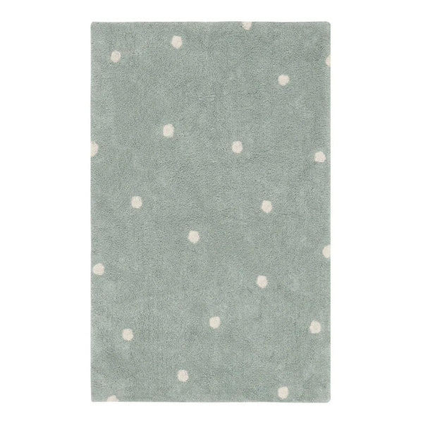 Lorena Canals Vloerkleed Mini Dot Blue Sage Lorena Canals