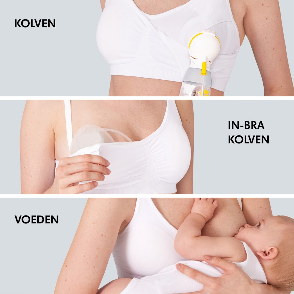 Medela 3-in-1 Borstvoedings- en Kolfbeha - Wit