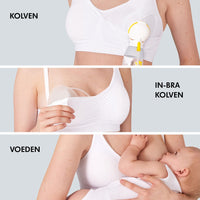 Medela 3-in-1 Borstvoedings- en Kolfbeha - Wit Medela