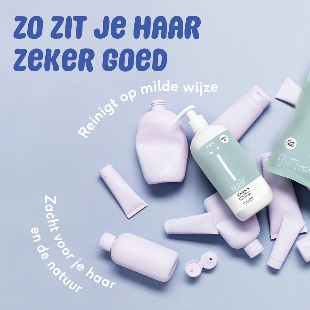 Naif Voedende Shampoo Navulverpakking 500ml