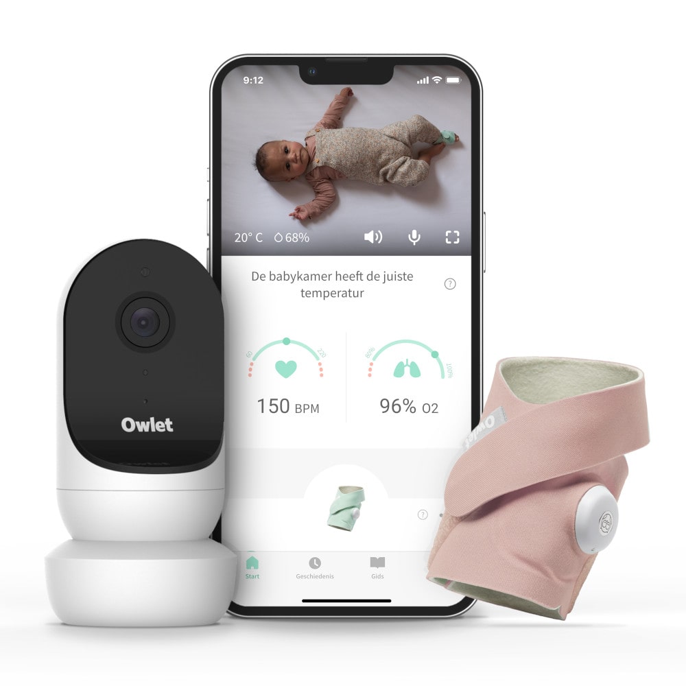 Owlet Duo 2 (Smart sock 3 & Cam 2) Roze