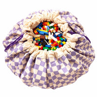Play and Go Opbergzak-Speelmat Vichy Purple Play and Go