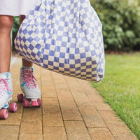 Play and Go Opbergzak-Speelmat Vichy Purple Play and Go