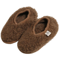 Alwero Wollen Ballerina Sloffen Junior - Bark