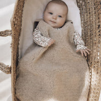 Alwero Wollen Slaapzak Zonder Mouw Light Beige Alwero