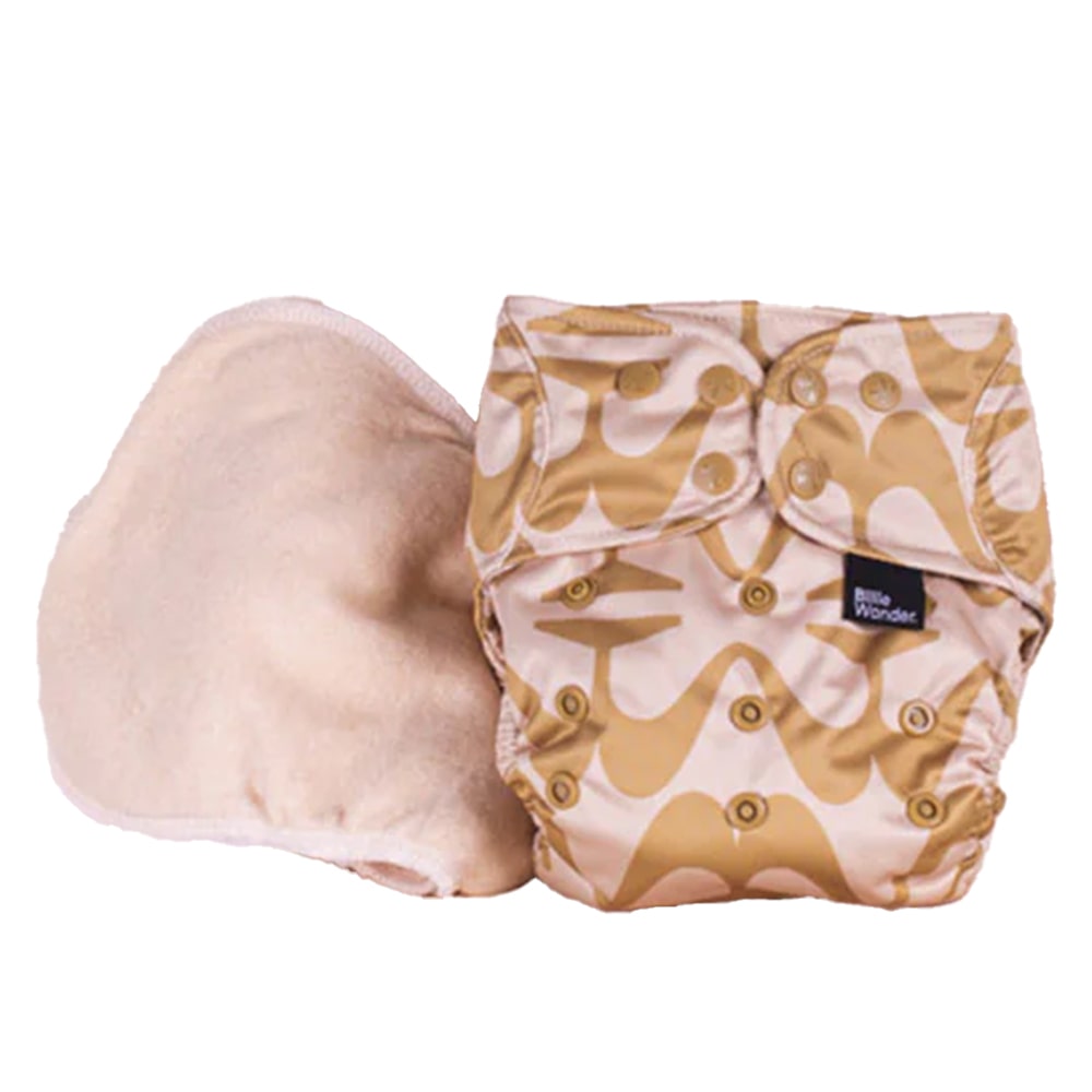 Billie Wonder Wasbare Luier Daytime - Gold Billie Wonder