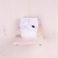 Billie Wonder Wasbare Luier Wrap - White Billie Wonder